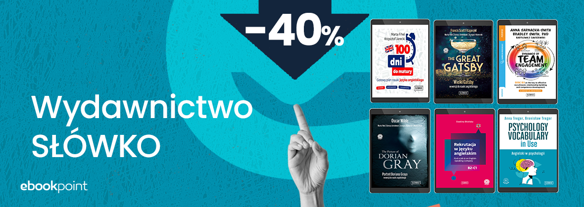 Grafika promocji - Wydawnictwo SŁÓWKO -40%